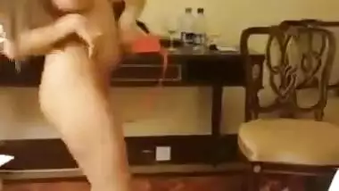 cute paki girl nude dancing and riding dildo