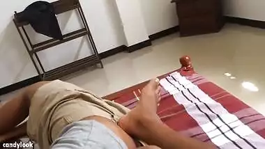 sri lankan beauty girl suck ball and lick ass hole her bf ,clear sinhala voice