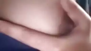 Bd Girl Playing With Boobs