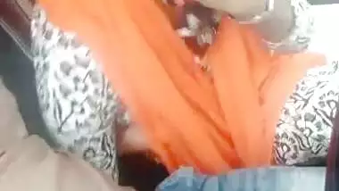 punjabi hot bhabi suck her devar dick in car