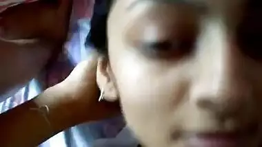 Cute Desi Gal oral-service to her sisters spouse