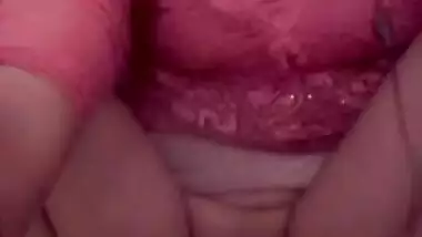 Desi female puts camera down and films XXX masturbation and sex fingering