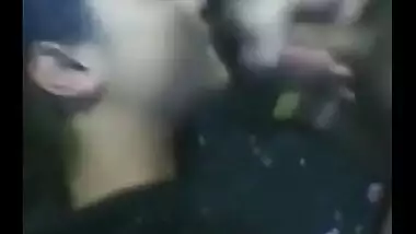 Desi man cumming on the face of his bhabhi