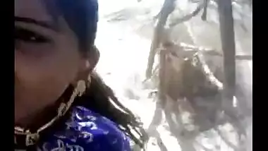 South Indian Teen outdoor sex video