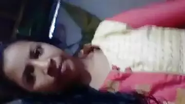 Village girl showing her pussy