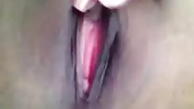 Lovely Indian confesses she is a XXX whore masturbating pinky flower