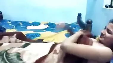 Sexy College Girl Romances With Her Lover