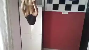 Sexy indian girl playing