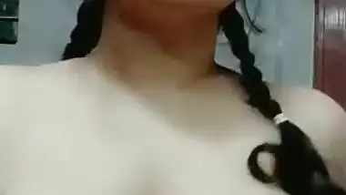 Shaggy tits Bangladeshi girl showing her boobies