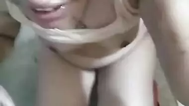 Paki Randi sucking dick of her customer before sex