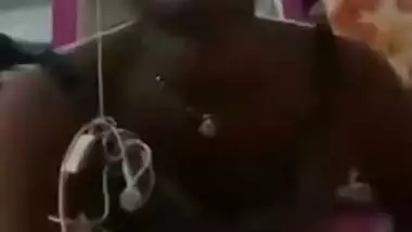 Sexy Bhabhi displays juicy XXX boobs during video call with Desi BF