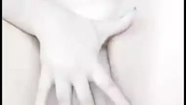 Sweet Pakistani babe fingers her wet Desi pussy till XXX orgasm