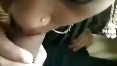 South girl giving blowjob in a marrige