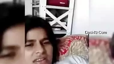 Demonstrating tits is a way to make the Indian girl's husband happy