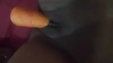 Horny south Indian wife dildoing pussy selfie
