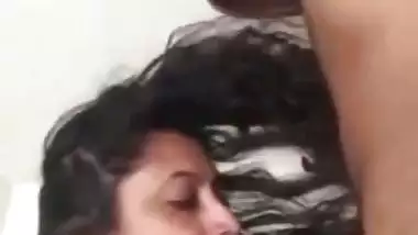 Desi babe is so wild while sucking COCK