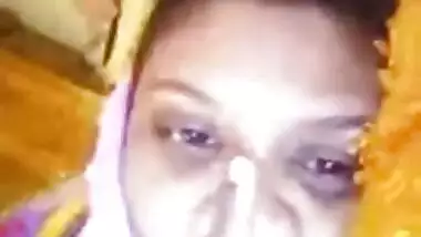Desi girl showing her dark nipples on video call