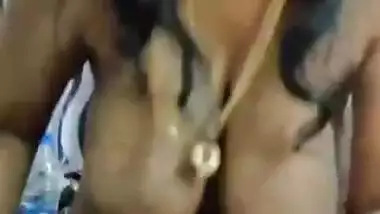 Mature south Indian wife giving blowjob