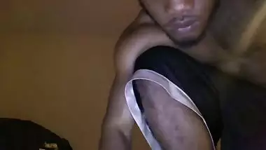 Desi Indian babe sucking an African dick in NRI porn