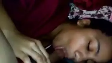 GF sucking dick for 1st time – teasing suck recorded
