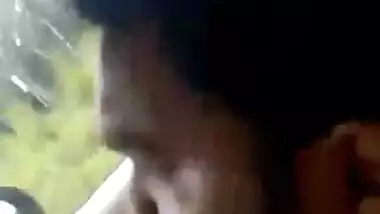 South Indian girl fucking her boyfriend in a car