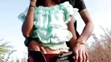 A young tight pussy under the sky in dehati sex
