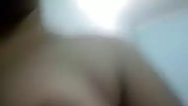 Big boobs college teen selfie strip – Leaked 2nd part