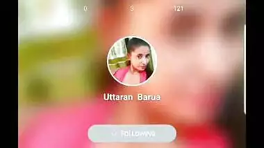 Bengali Bigbooby Girl Utturan Barua Showing on Live Part 1