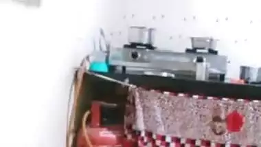 Divya Paro Showing Boobs in the Kitchen