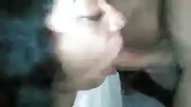 Indian sister gives rough blowjob to her brother