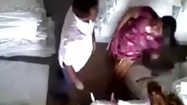 Naughty Desi Bhabhi Caught Fucking In Factory
