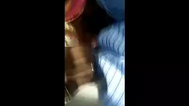 Eccentric man has his XXX dick touched by Desi Bhabhi in moving bus