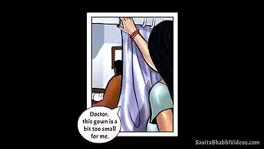 Desi comic of XXX Savita Bhabhi who tempts doctor with her hooters