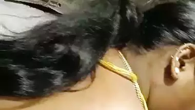 Striptease Tamil aunty video showing her topless