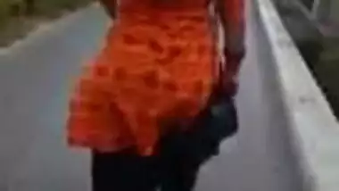Indian Girl Walking In Slowmotion