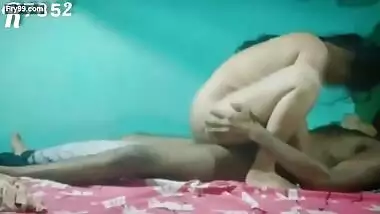 Bhabhi fucking like pro randi with her devar clear Hindi talk homemade romantic video