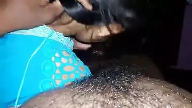 Sexy Mallu wife Deepthroating hubby’s big cock