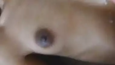 Desi Girl Taking Cum On Boobs