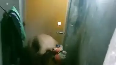 girl in shower capature by neighbour