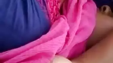 Youngster can't stop worshipping juicy Desi tits in the porn video