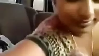 Tamil couple in car