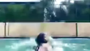 Aabha Paul Sexy Live in Pool