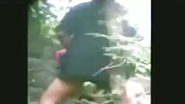Desi sex video of nepali legal age teenager couple outdoor