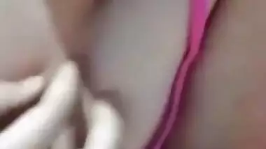 Indian Girl Showing Lover