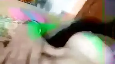Displeased Bhabhi showing pussy to her new lover