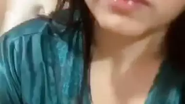 Bhabhi flashing big boobs to secret lover