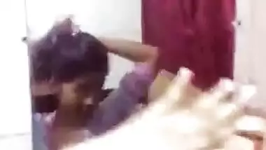 Sexy Indian girl wearing Cloths After Sex