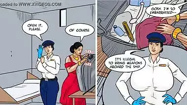 Velamma and husband in ship cartoon sex