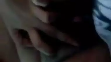 indian horny babe fingering pussy