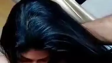 Very Beautiful Indian Girl Giving Blowjob & Handjob Hard Fucking With Different Positions Part 1